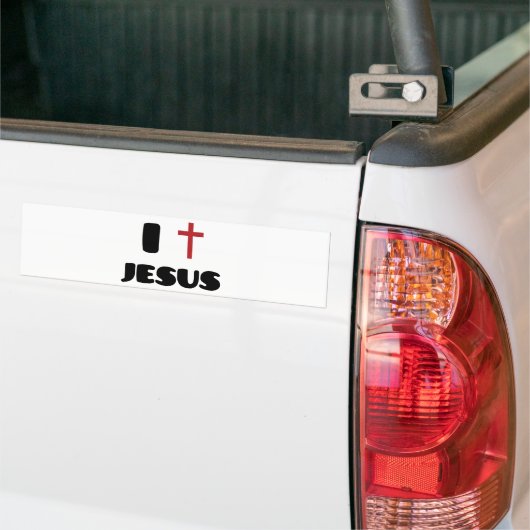 I Liebe Jesus Autoaufkleber (Auf Lkw)