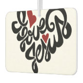 I Liebe Jesus Autolufterfrischer (Links)