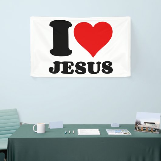 I Liebe Jesus Banner (Messeveranstaltung)