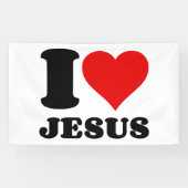 I Liebe Jesus Banner (Horizontal)