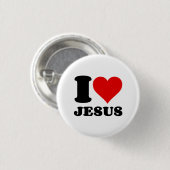 i Liebe jesus Button (Vorne & Hinten)
