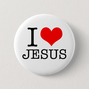 I Liebe Jesus Button