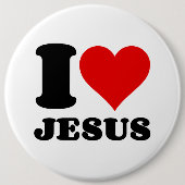 I LIEBE JESUS BUTTON (Vorderseite)