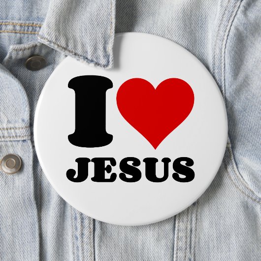 I LIEBE JESUS BUTTON (Beispiel)