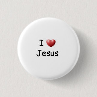 I Liebe Jesus Button
