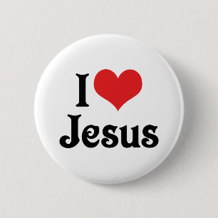I Liebe Jesus Button