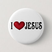I Liebe Jesus Button (Vorderseite)