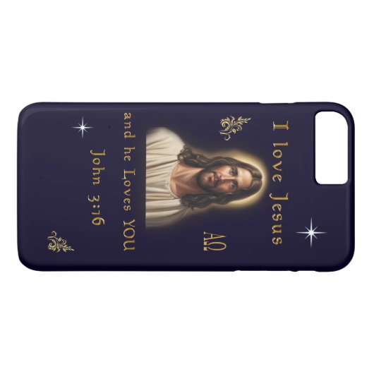 I Liebe Jesus Case-Mate iPhone Hülle (Rückseite (Horizontal))