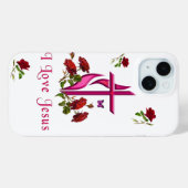 I Liebe Jesus Case-Mate iPhone Hülle (Rückseite (Horizontal))