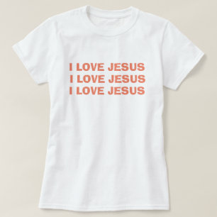 I Liebe Jesus Christlich T-Shirt