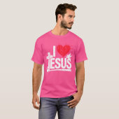 I Liebe Jesus Christlich T-Shirt (Vorne ganz)
