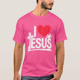 I Liebe Jesus Christlich T-Shirt