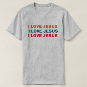 I Liebe Jesus Christlich T-Shirt