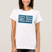 I Liebe Jesus Christlich T-Shirt (Vorderseite)