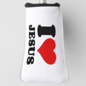 i Liebe Jesus christlicher Zitat Golf Headcover (Rotieren 90)