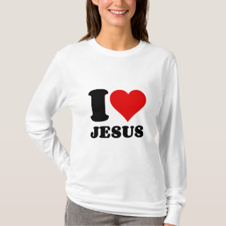 i Liebe Jesus christlicher Zitat T-Shirt