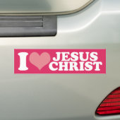 I Liebe Jesus Christus Autoaufkleber (Auf Auto)