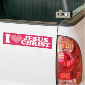I Liebe Jesus Christus Autoaufkleber (Auf Lkw)