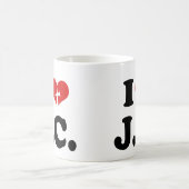 I Liebe Jesus Christus Kaffeetasse (Mittel)
