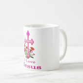 I Liebe Jesus Design 2 Kaffeetasse (VorderseiteRechts)