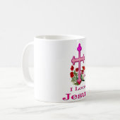I Liebe Jesus Design 2 Kaffeetasse (Vorderseite Links)