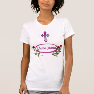 I Liebe Jesus Frauenkleidung T-Shirt