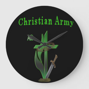 I Liebe Jesus Gaben Große Wanduhr