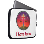 I Liebe Jesus Gaben Laptopschutzhülle (Vorne Rechts)