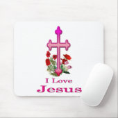 I Liebe Jesus Gaben Mousepad (Mit Mouse)