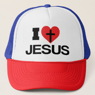 I Liebe Jesus Hat Truckerkappe