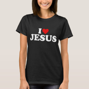 I Liebe Jesus - Herz T-Shirt