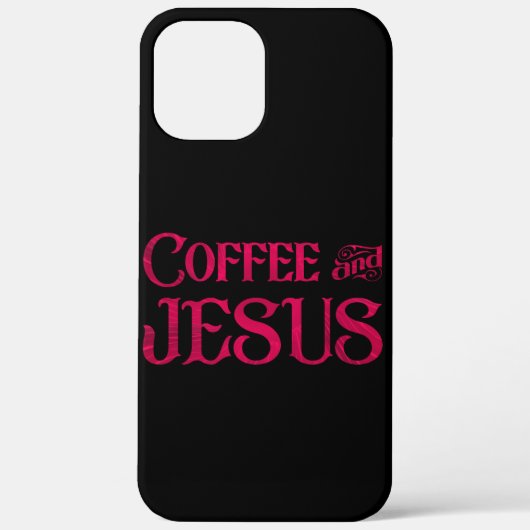 I Liebe Jesus & Kaffee Case-Mate iPhone Hülle (Rückseite)