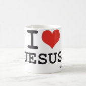 I Liebe Jesus Kaffeetasse (Mittel)