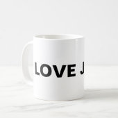 "I Liebe Jesus" Klassische Tasse (Vorderseite Links)