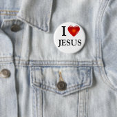 I Liebe-Jesus-Knopf Button (Beispiel)