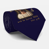 I Liebe Jesus Krawatte (Gerollt)