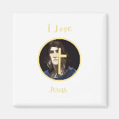 I Liebe Jesus Magnet (Vorne)