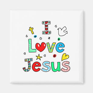 I Liebe Jesus Magnet