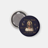 I Liebe Jesus Magnet (Vorderseite/Rückseite)