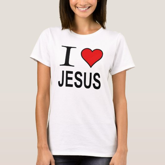 I Liebe Jesus Maternity Shirt (Vorderseite)