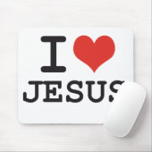 I Liebe Jesus Mousepad (Mit Mouse)