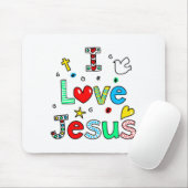 I Liebe Jesus Mousepad (Mit Mouse)