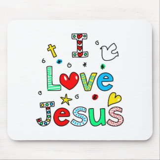 I Liebe Jesus Mousepad
