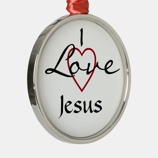 I Liebe Jesus Ornament (Rechts)