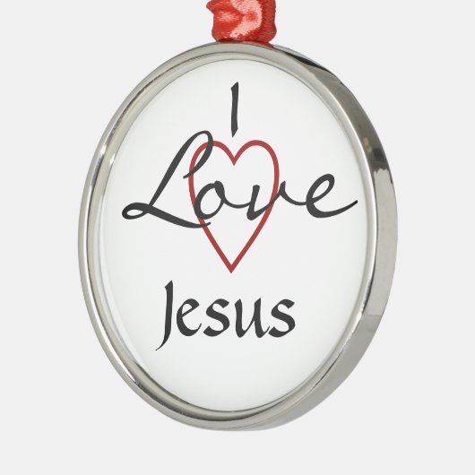 I Liebe Jesus Ornament (Links)