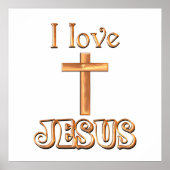 I Liebe Jesus Poster (Vorne)