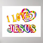 I Liebe Jesus Poster (Vorne)