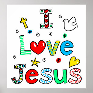 I Liebe Jesus Poster