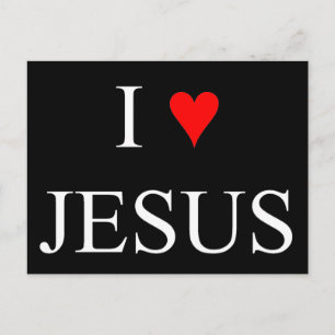 I Liebe Jesus Postkarte