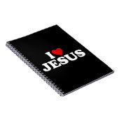 I Liebe Jesus - Pullover HoodieFeatures a red Notizblock (Rechte Seite)